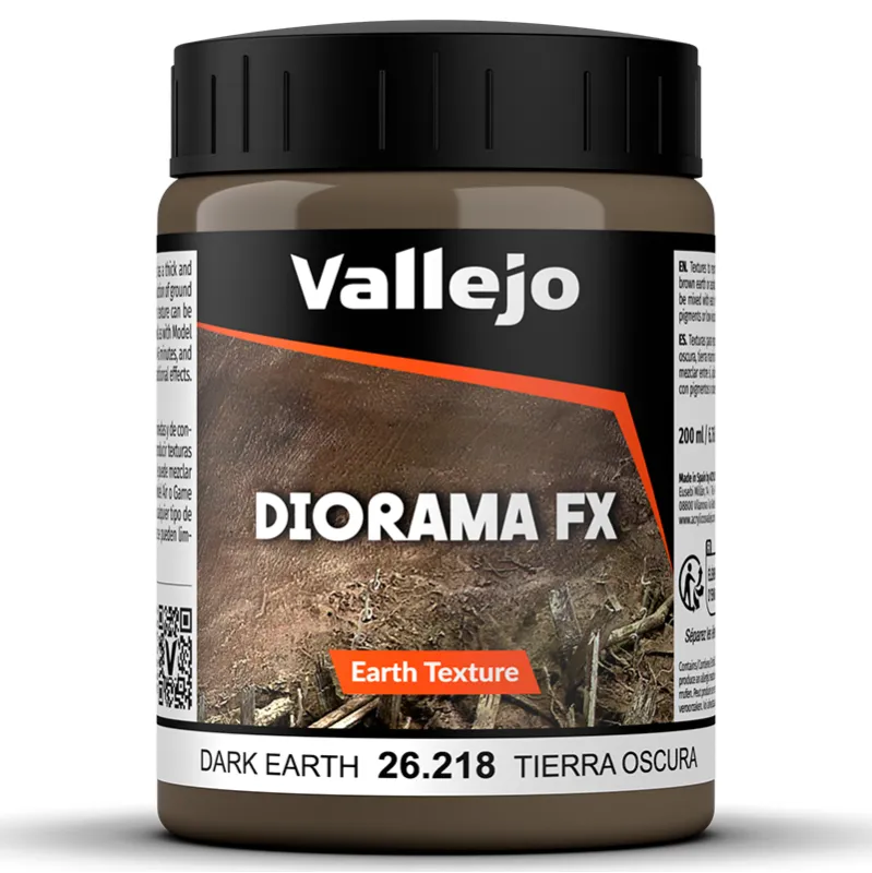 Vallejo Diorama Effects Tierra Oscura 200 ml