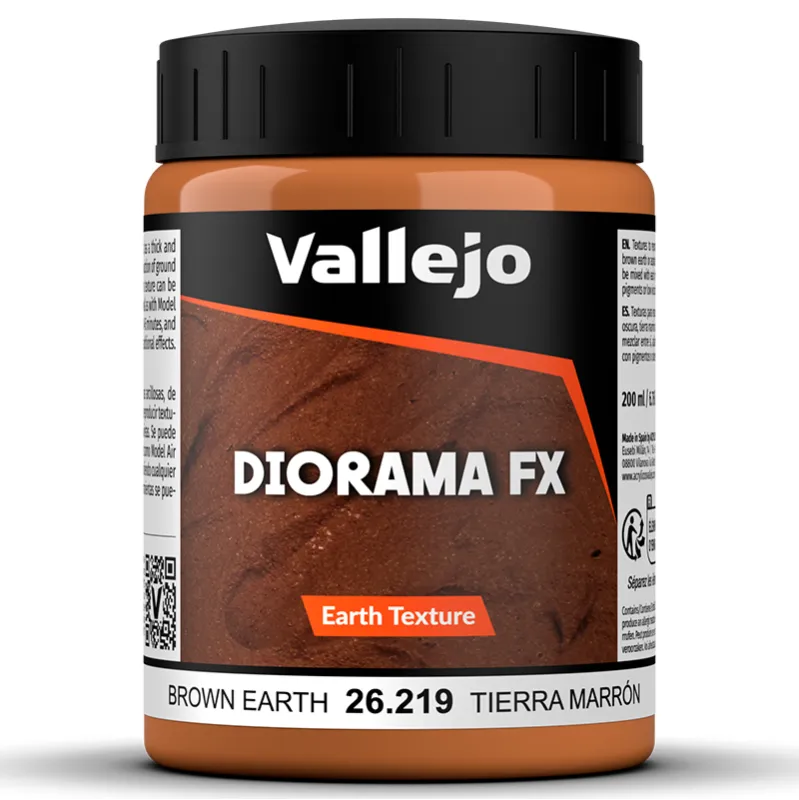 Vallejo Diorama Effects Tierra Marrón 200 ml