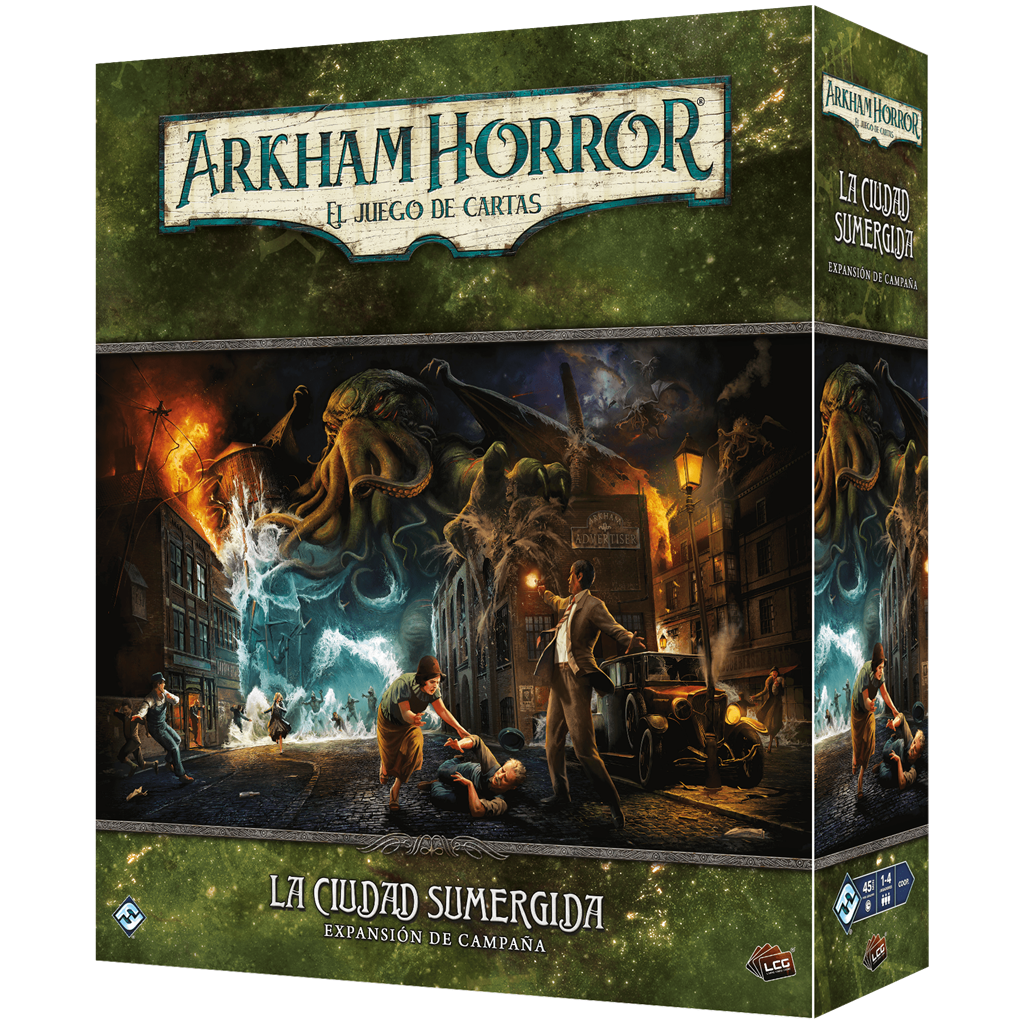 Arkham Horror LCG: La ciudad sumergida exp. campaña