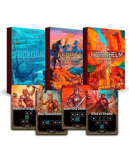 Cartógrafos: Pack Mapas 4,5 y 6 + promo