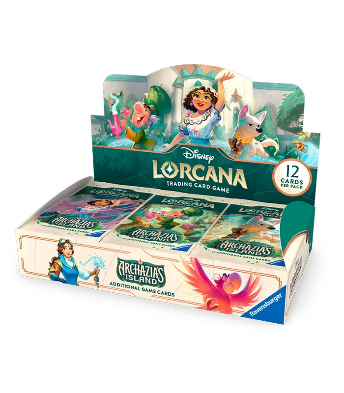 Disney Lorcana TCG. Paquetes de refuerzo. Archazia’s Island. Inglés
