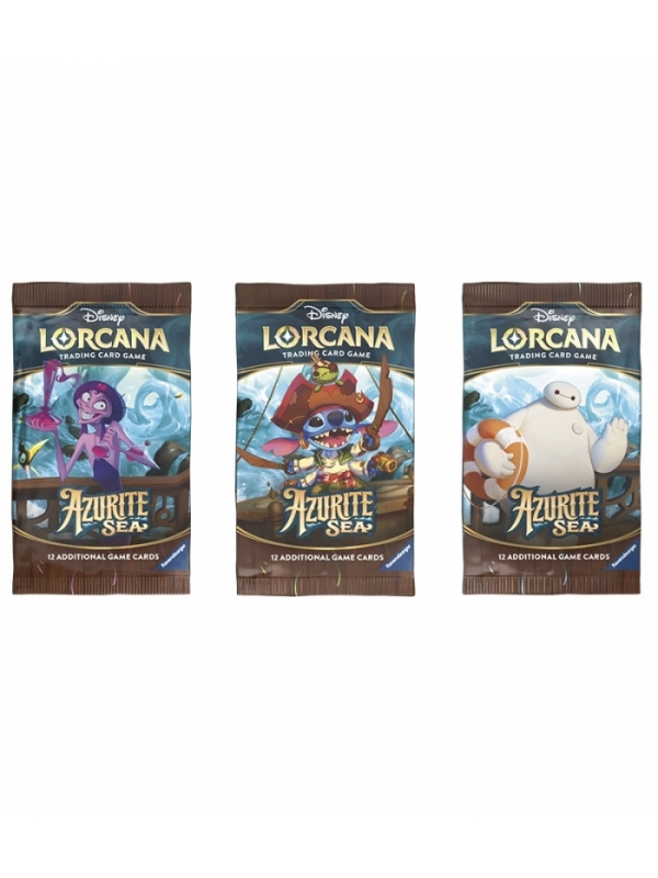 Disney Lorcana TCG. Paquetes de refuerzo. Azurite Sea. Inglés