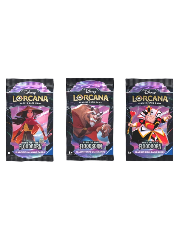 Disney Lorcana TCG. Paquetes de refuerzo. Rise of the Floodborn. Inglés